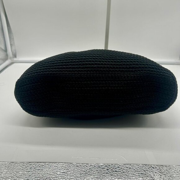 The Sak Woven Shoulder Bag Black Classic Pockets Minimalist Classic Lagenlook - Picture 10 of 12